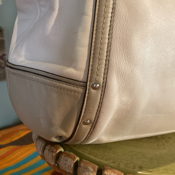 Coach Alexandra Chain Stone Leather Tote Hobo Shoulder Bag Handbag - Picture 5 of 16